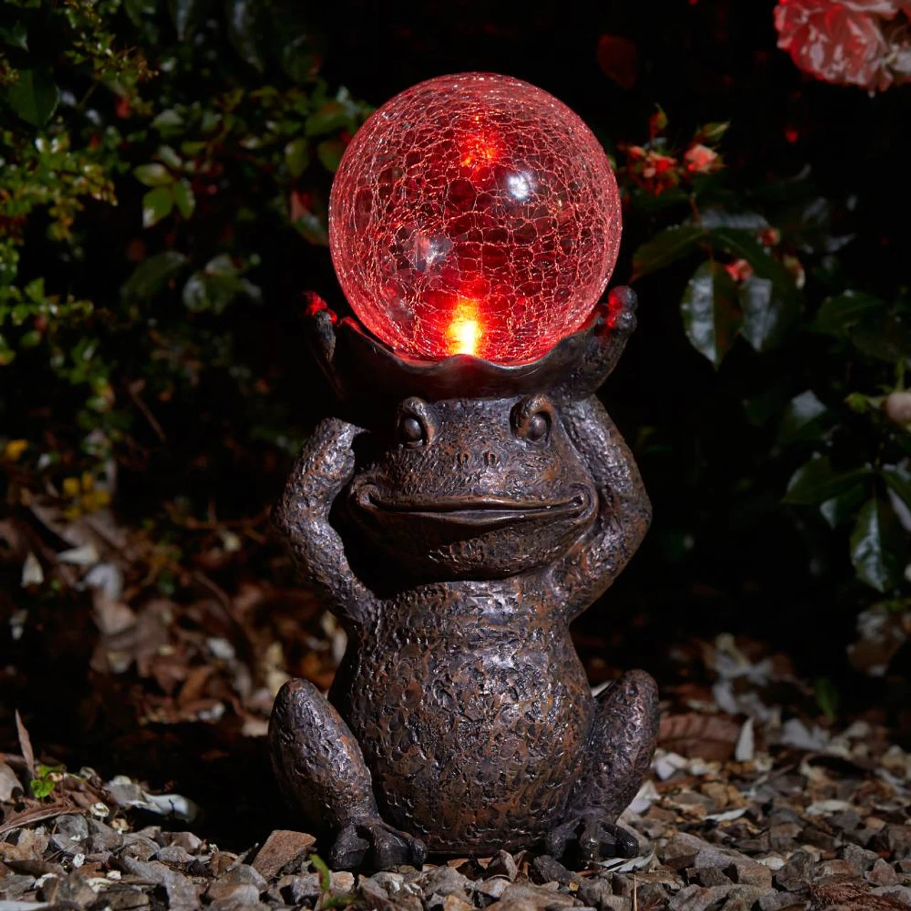 Smart Garden Gazing Frog Solar Light - Image 4