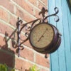 Smart Garden York Station Wall Clock & Thermometer
