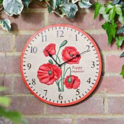 Smart Garden Herbs Wall Clock 12"