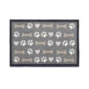 Howler & Scratch Patterned Hearts & Bones Rug 50 X 75cm