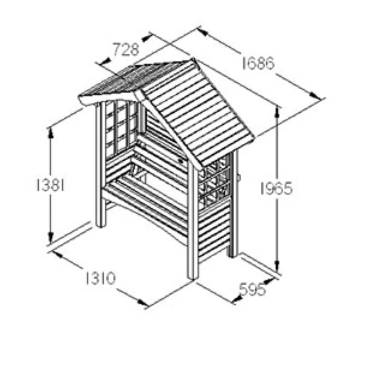 Forest Cadiz Arbour - Image 3