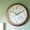Smart Garden Astbury Wall Clock & Thermometer 15"