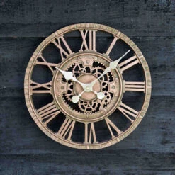 Smart Garden Newby Mechanical Wall Clock - Bronze