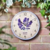 Lavender Wall Clock 12"