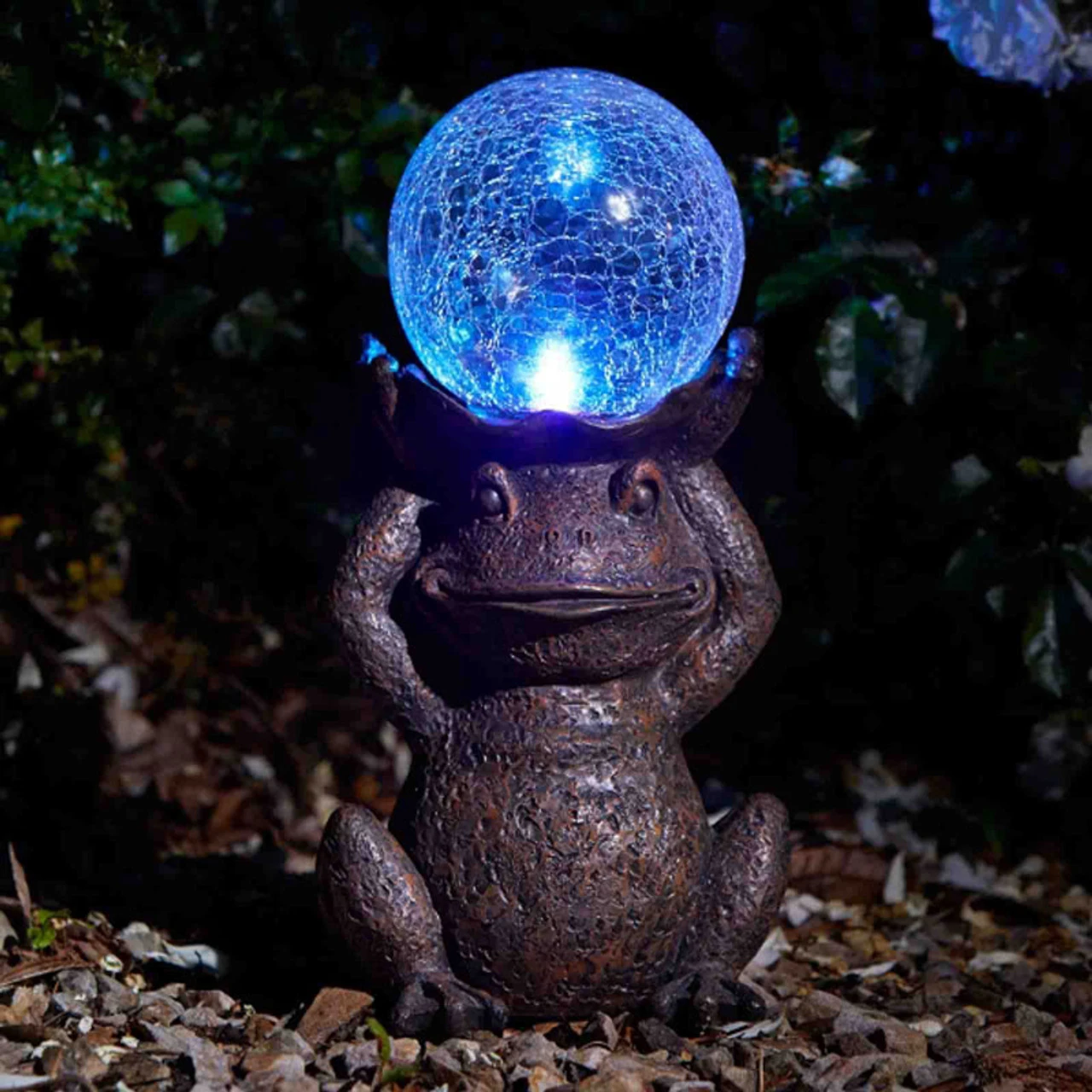 Smart Garden Gazing Frog Solar Light - Image 3