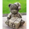 Border Stoneware Teddy With Present