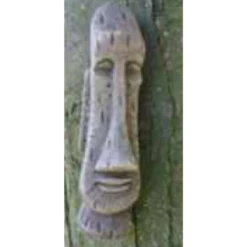 Border Stoneware Easter Island Head Plaque Left