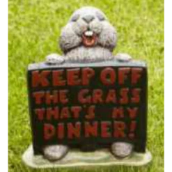 Border Stoneware Keep Off The Grass