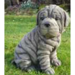 Border Stoneware Shar-Pei Puppy