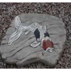 Border Stoneware Koi Plaque
