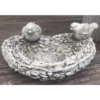 Border Stoneware Love Bird Bath