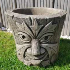 Border Stoneware Cheeky Green Man Pot