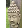 Border Stoneware Buddha Head Plaque