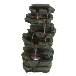Hamac Slate Falls Solar Water Feature