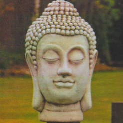 Border Stoneware Large Buddha Head