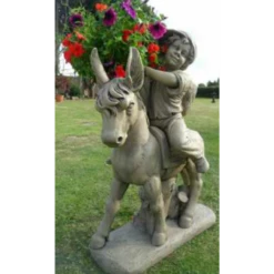 Border Stoneware Boy And Donkey