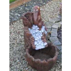 Border Stoneware Otter Waterfall Self-contained Water Feature