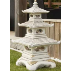Border Stoneware 3 Tier Pagoda