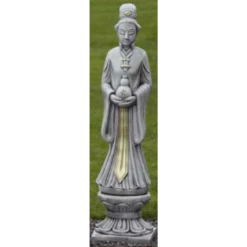 Border Stoneware Large Oriental Woman On Plinth