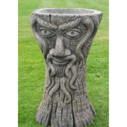 Border Stoneware Green Man Bird Bath