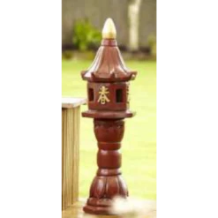 Border Stoneware Petal Lantern