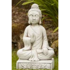 Border Stoneware Praying Buddha