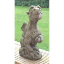 Border Stoneware Puff Dragon