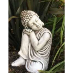 Border Stoneware Sleeping Buddha