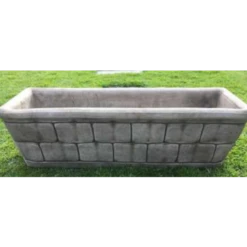 Border Stoneware Brick Trough