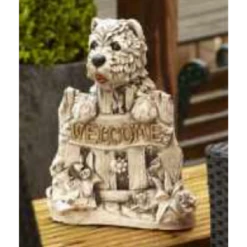 Border Stoneware Welcome Westie