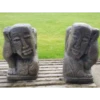 Border Stoneware Pair Buddha Bookends