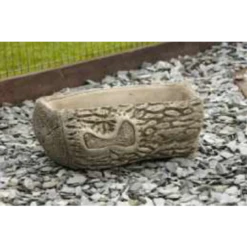 Border Stoneware Log Trough