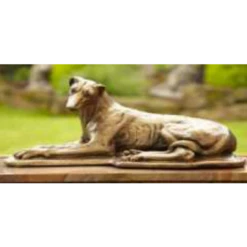 Border Stoneware Laying Greyhound