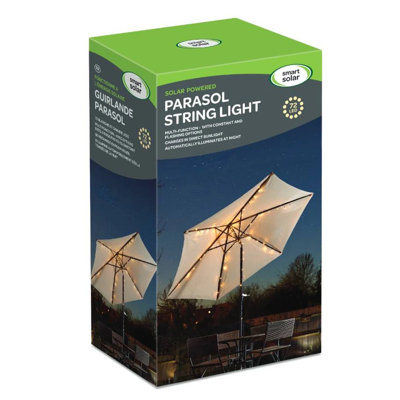 Parasol String Lights - 72 LED